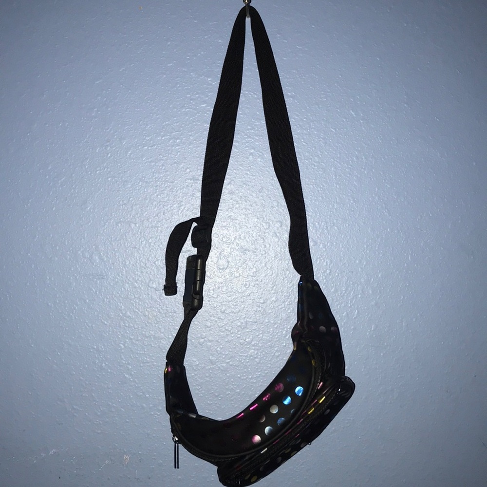 multi-color fanny pack .